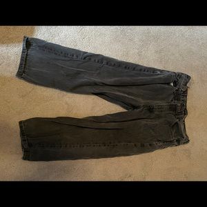 Levi 550 vintage stone wash black used size 36x30 good condition relaxed fit